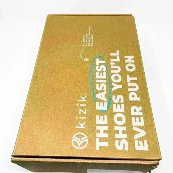 BRAND NEW IN BOX Kizik Milan Men's  Sneaker Mist Grey and White Color Multiple - Picture 7 of 11